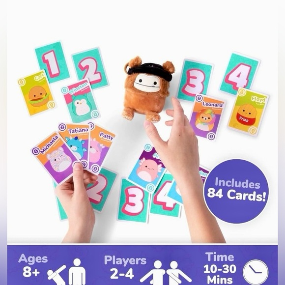 Squishmallow
Take4, The Fast-Paced Family Game ~ Featuring Benny! NIB. - Picture 10 of 12